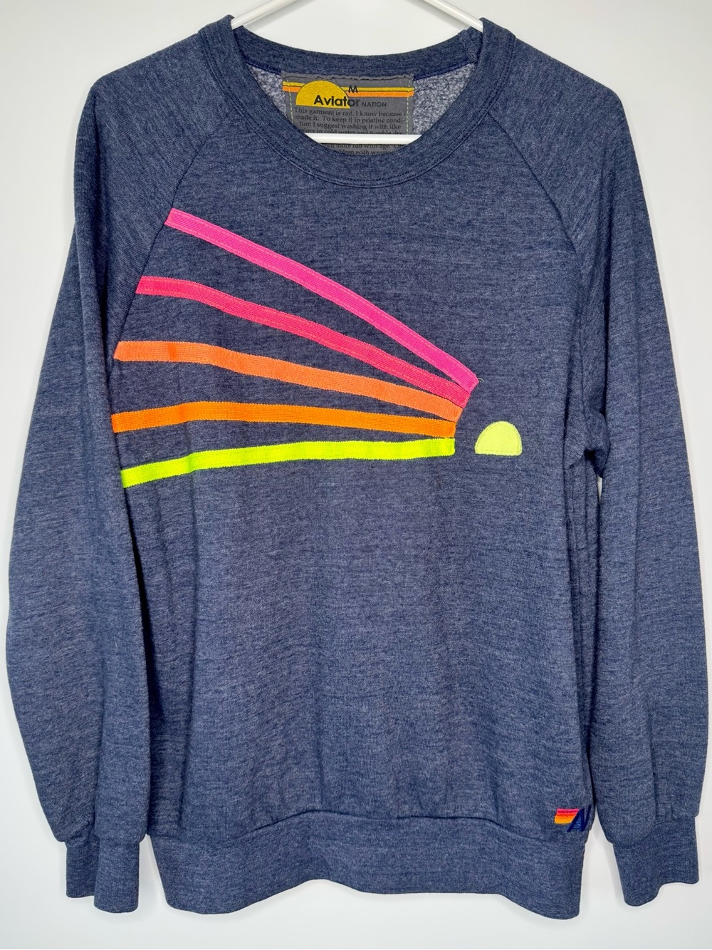 Aviator Nation Daydream Relaxed Crew Sweatshirt